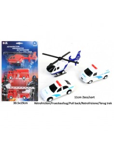 BG POMPIER/POLICE 3 PCES