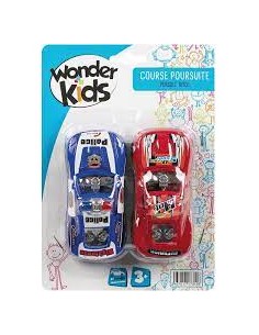 2 AUTOS POURSUITE 10 CM