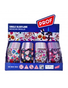 BRIQUET PROF SKULLS BLUE...